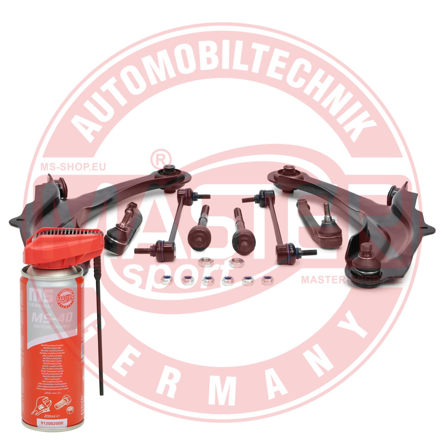 MASTER-SPORT GERMANY 37157/3-KIT-MSP PROMO Σετ τιμονιού, ανάρτηση τροχών μπροστινός άξονας for RENAULT